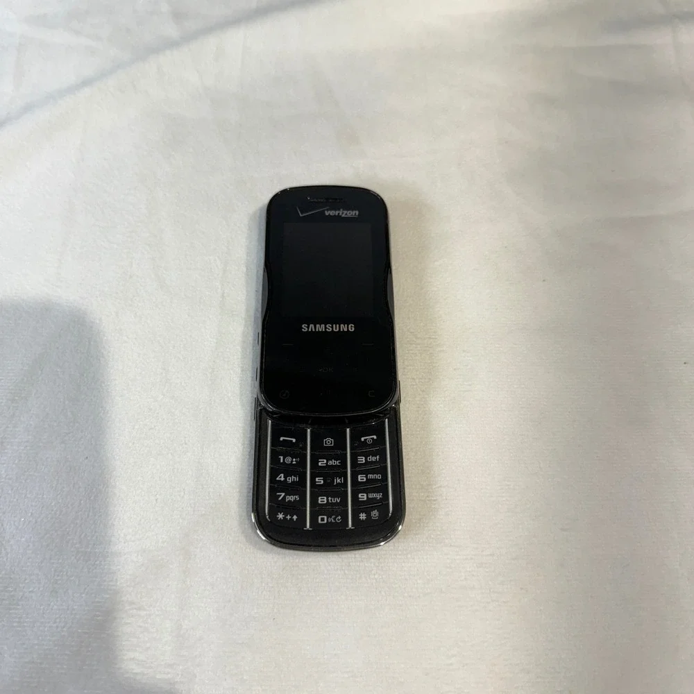 Black Samsung SCH R570 Whisper Slider Phone Verizon 1.3MP‎ Camera Audio